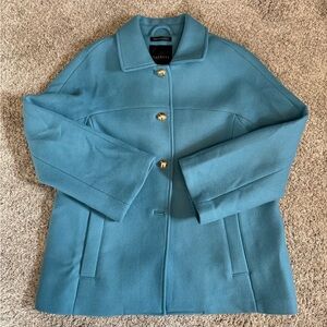Talbots Italian Melton Wool Blend Coat